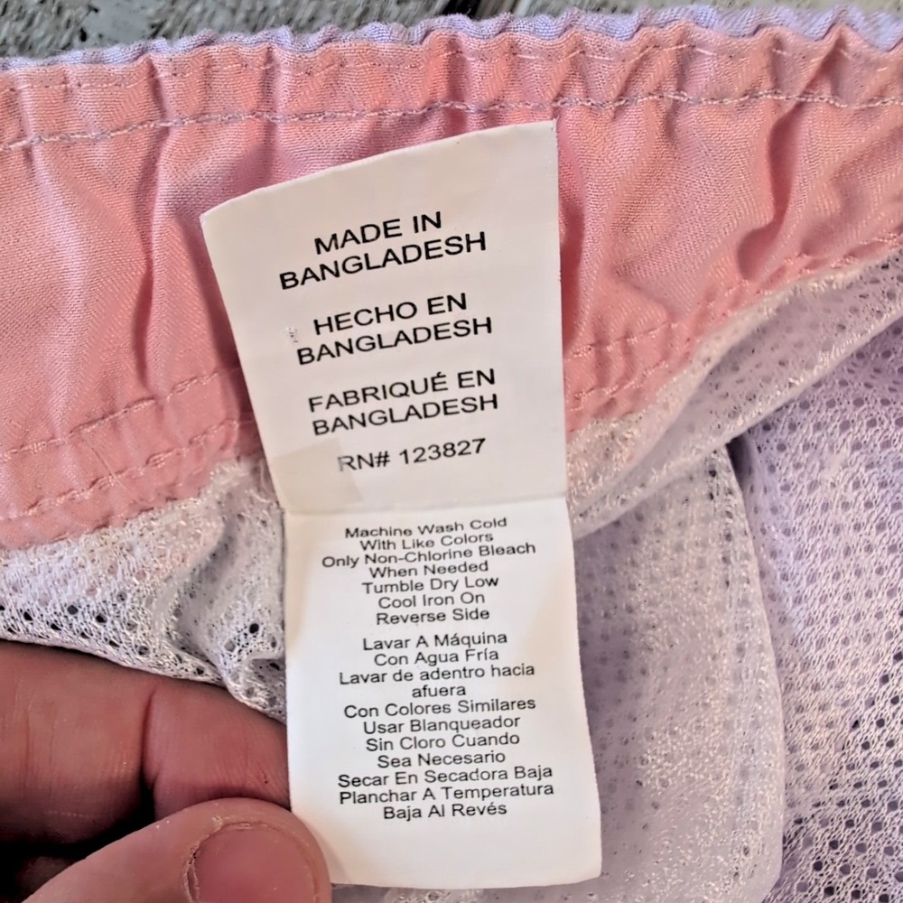 Surf Society Shorts Mens Size XL Swim Pool Shorts Purple Draw String Lined Daily - Picture 8 of 9